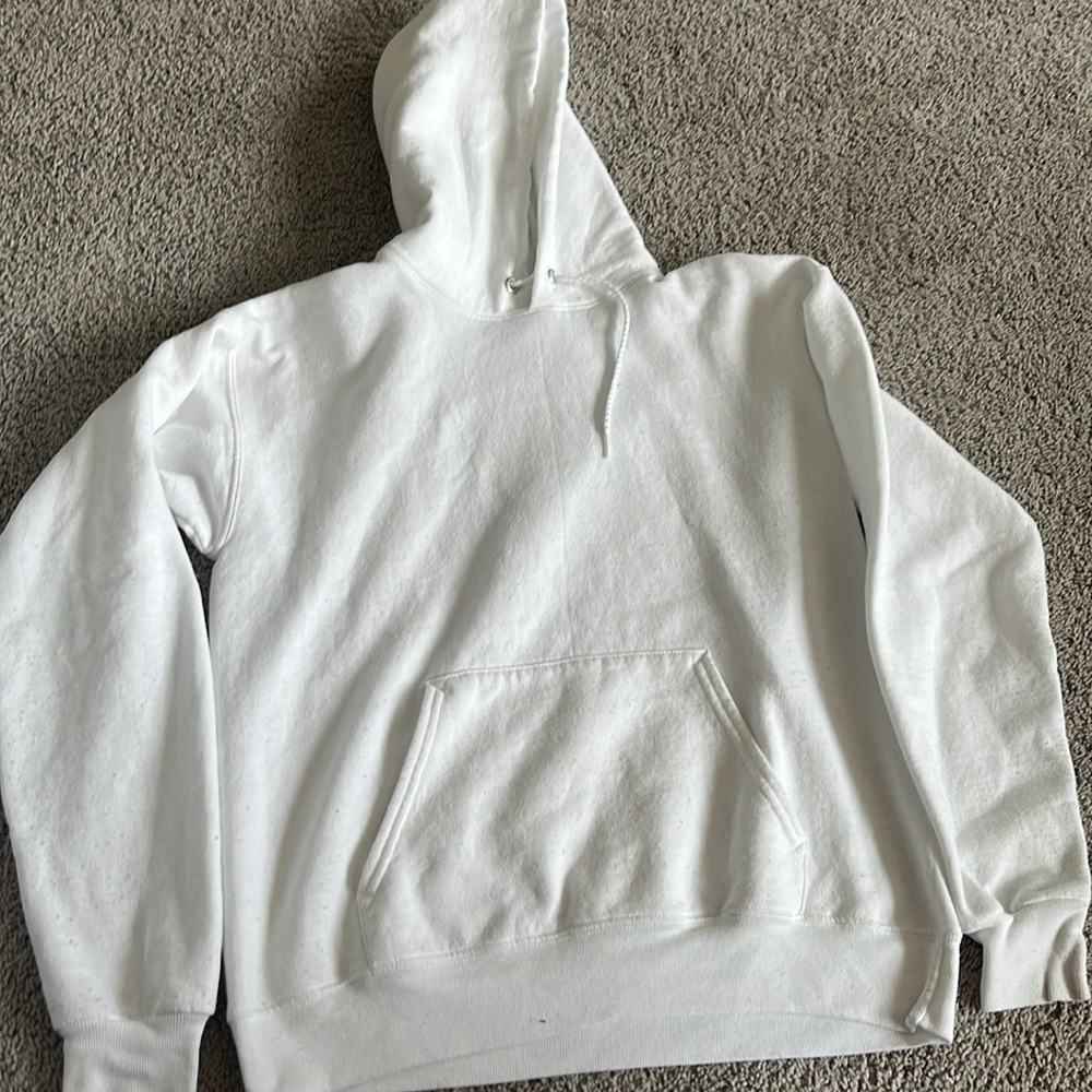 women’s small white hoodie